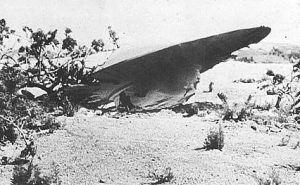 ロズウェルに墜落したUFOの写真