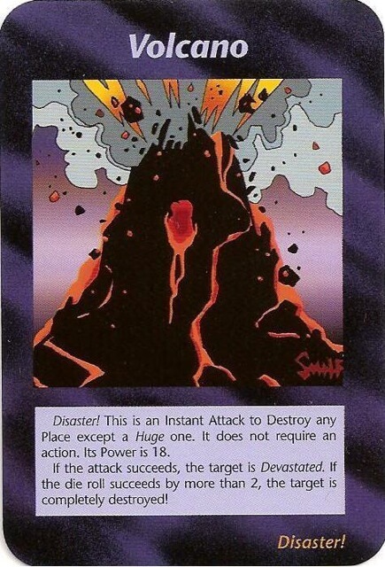 ボルケーノが描かれたイルミナティカードの画像