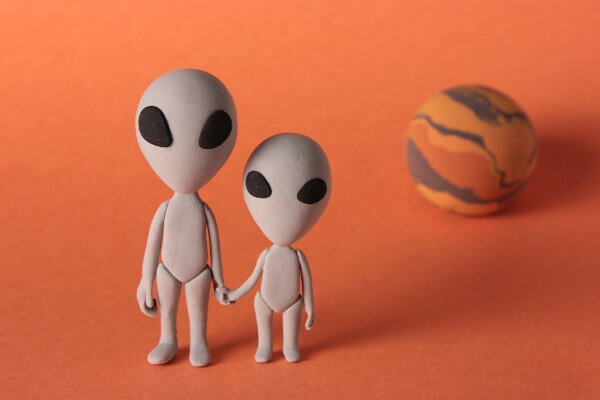 宇宙人のイラスト