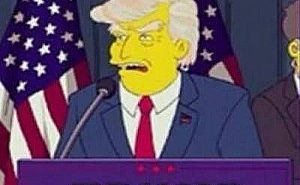 シンプソンズのトランプ氏の画像