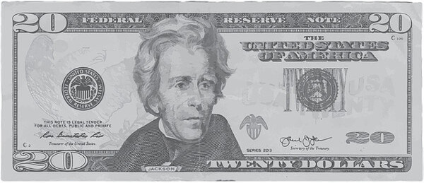 20ドル札の画像