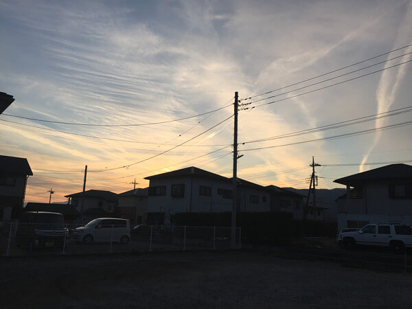 地震雲の投稿写真