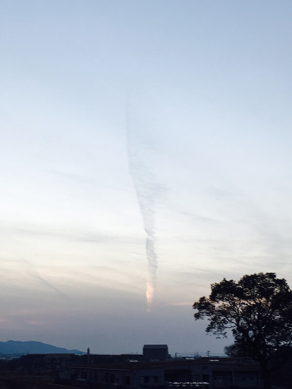 地震雲の投稿写真