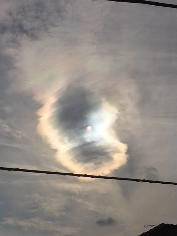 地震雲の投稿写真