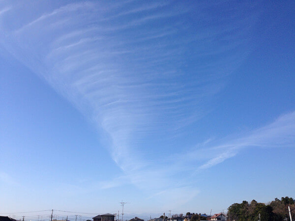 地震雲の投稿写真