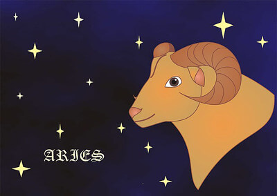 おひつじ座のイラスト