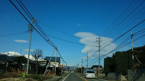 鞘豆型地震雲の投稿写真
