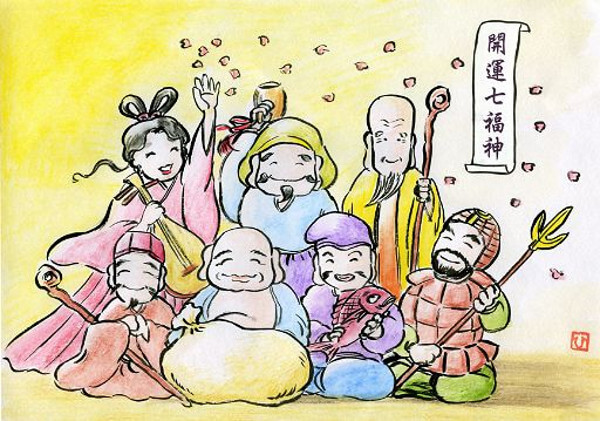 七福神のイラスト
