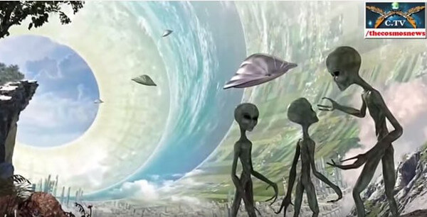 地底人とUFOの画像