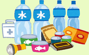 防災グッズのイラスト