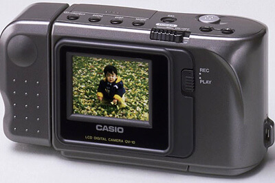 カシオ デジタルカメラ QV-10の画像