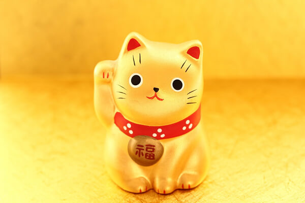 招き猫のイラスト