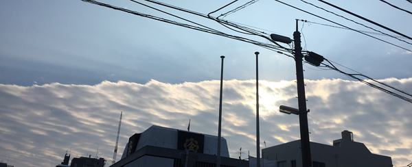 地震雲の投稿写真