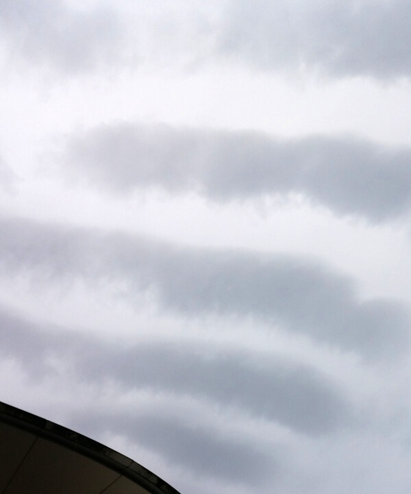 地震雲の投稿写真