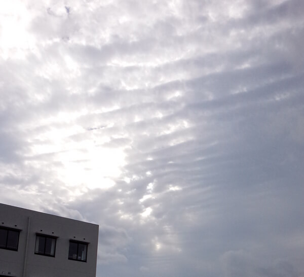 地震雲の投稿写真