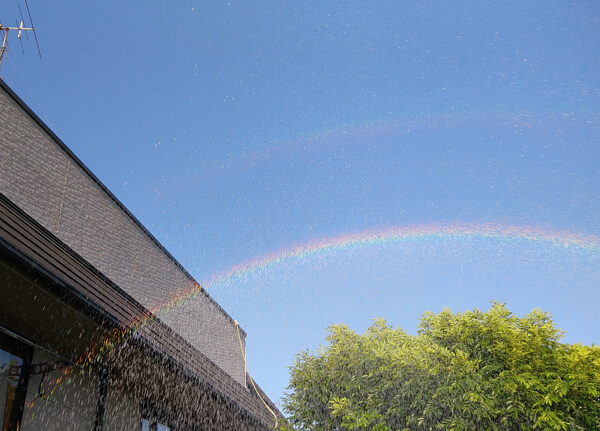 ダブルレインボーの画像