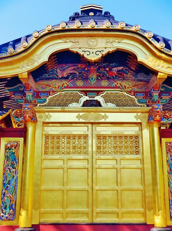 上野東照宮の唐門の画像