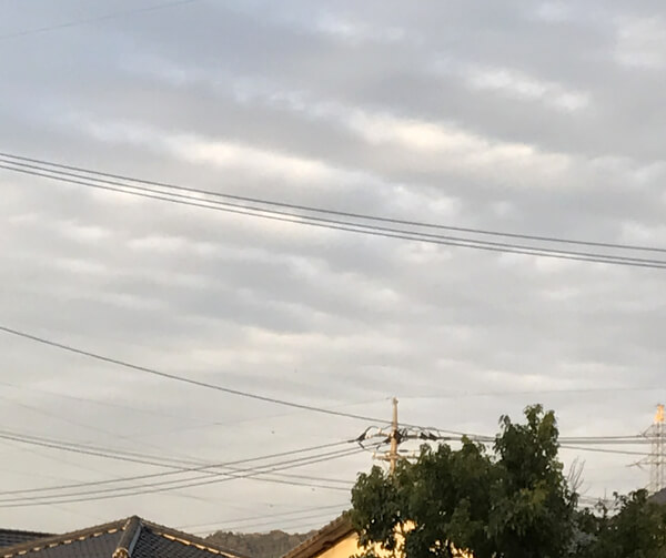 地震雲の投稿写真