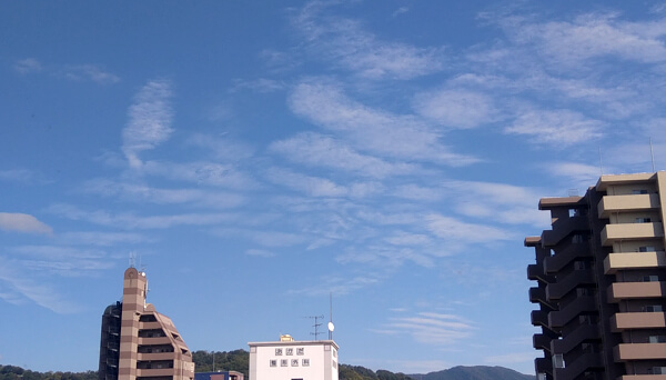 地震雲の投稿写真
