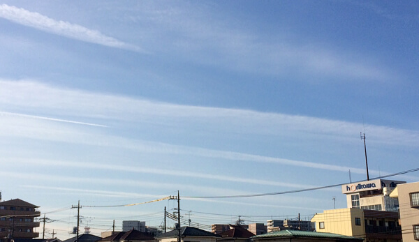 地震雲の投稿写真