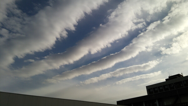 地震雲の投稿写真