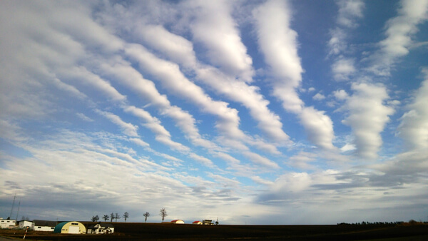 地震雲の投稿写真