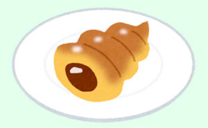 チョココロネのイラスト