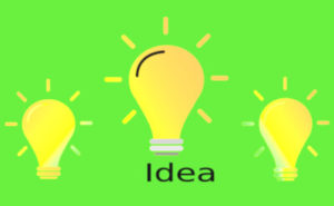 アイディアのイラスト
