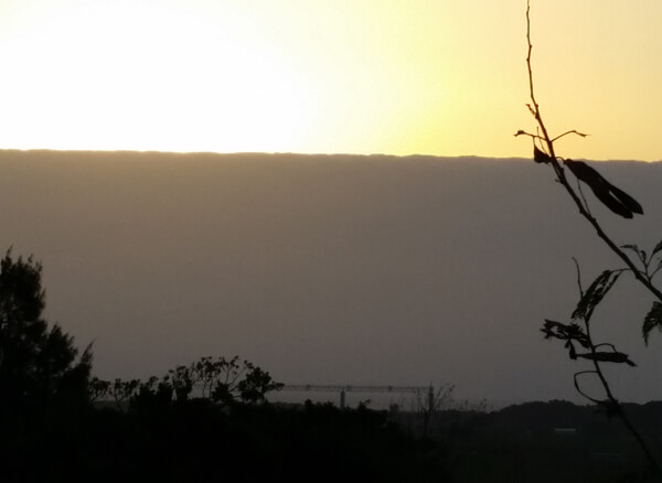 地震雲の投稿写真