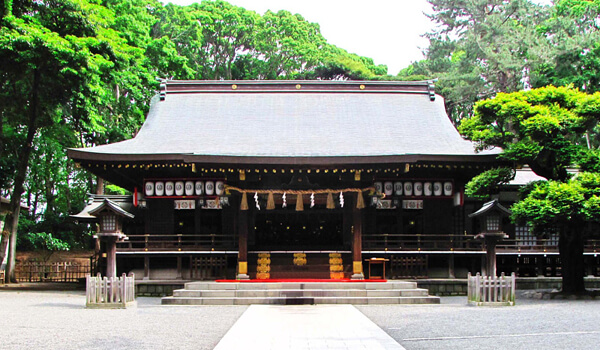 神奈川県の平塚八幡宮の写真