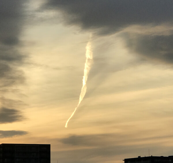 地震雲の投稿写真