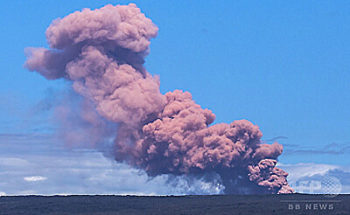 キラウエア火山の噴火の写真