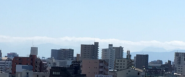 地震雲の投稿写真