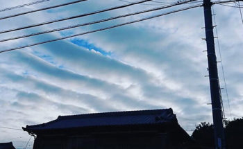 地震雲の投稿写真