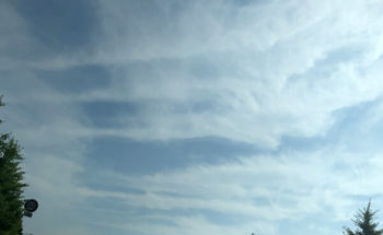 地震雲の投稿写真