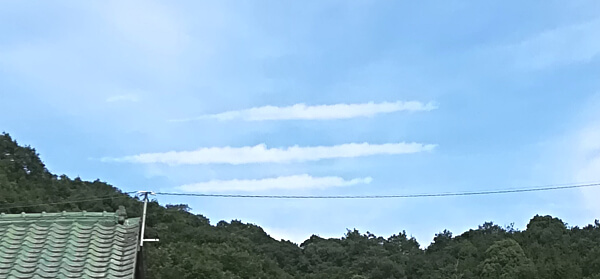 地震雲の投稿写真