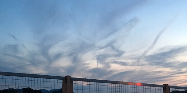 地震雲の投稿写真