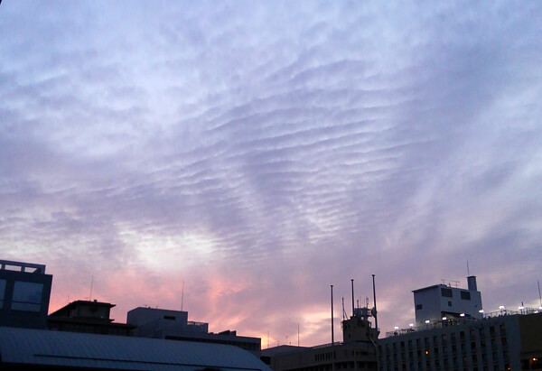 地震雲の投稿写真