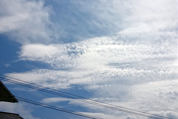 地震雲の投稿写真