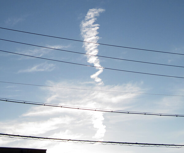 地震雲の投稿写真