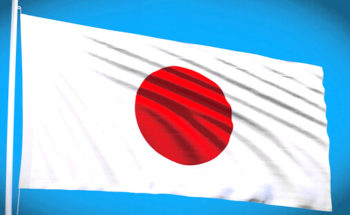 日本国旗の写真