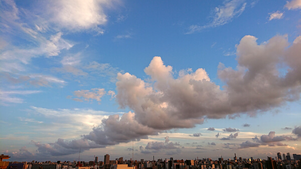 地震雲の投稿写真