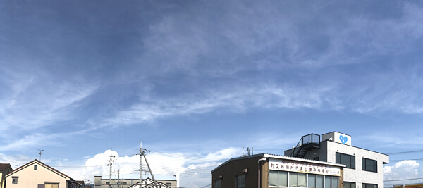地震雲の投稿写真