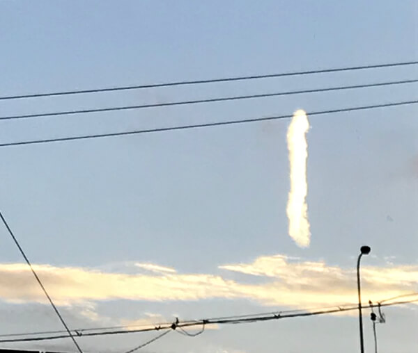 地震雲の投稿写真