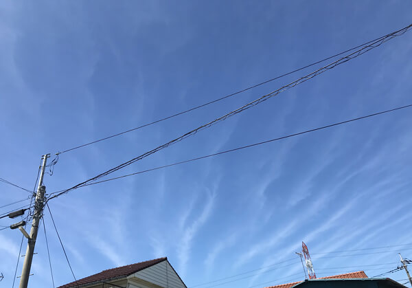 地震雲の投稿写真