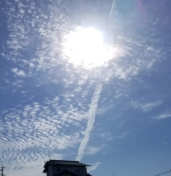 地震雲の投稿写真