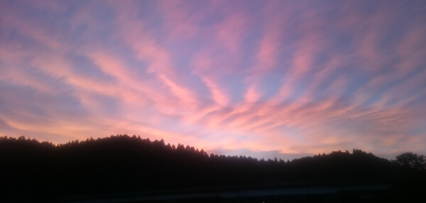 地震雲の投稿写真