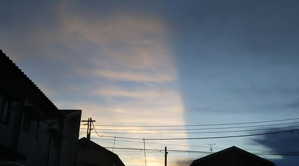 地震雲の投稿写真
