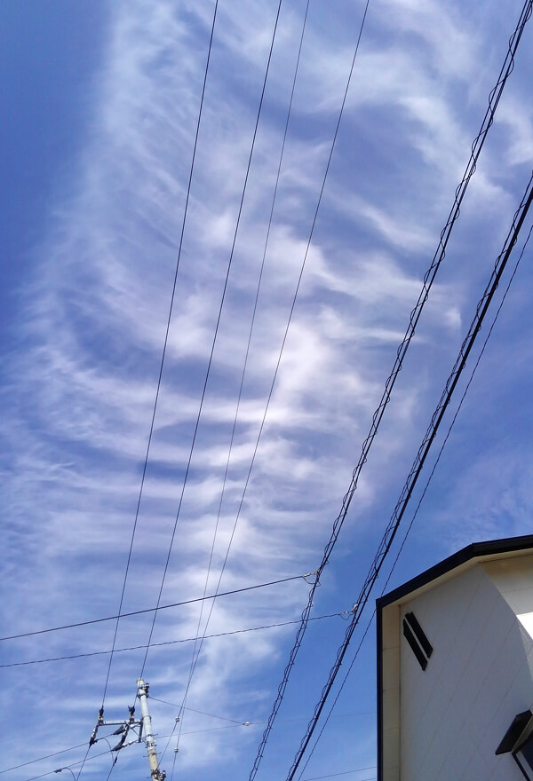 地震雲の投稿写真