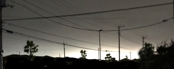 地震雲の投稿写真